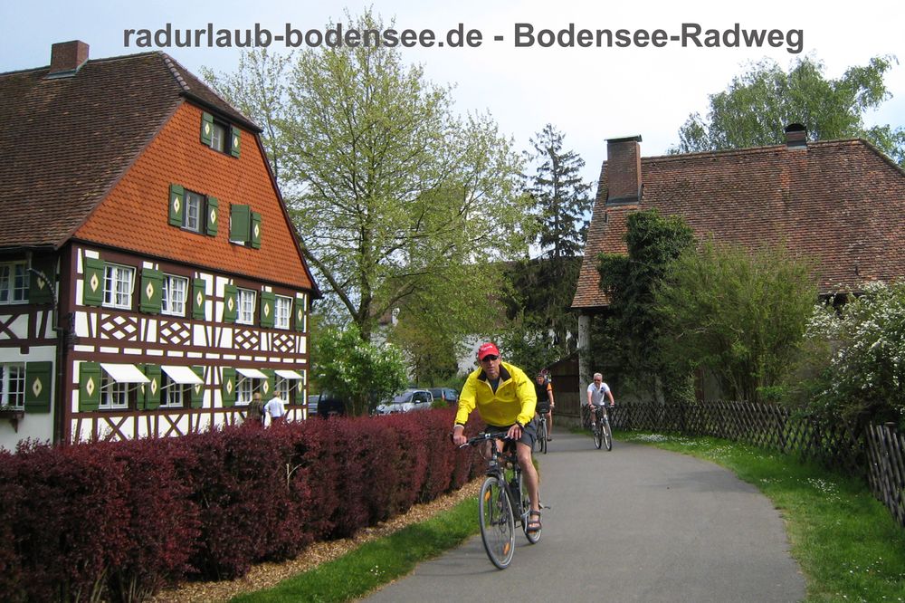 Radurlaub Bodensee - Bodensee-Radweg in Uhldingen