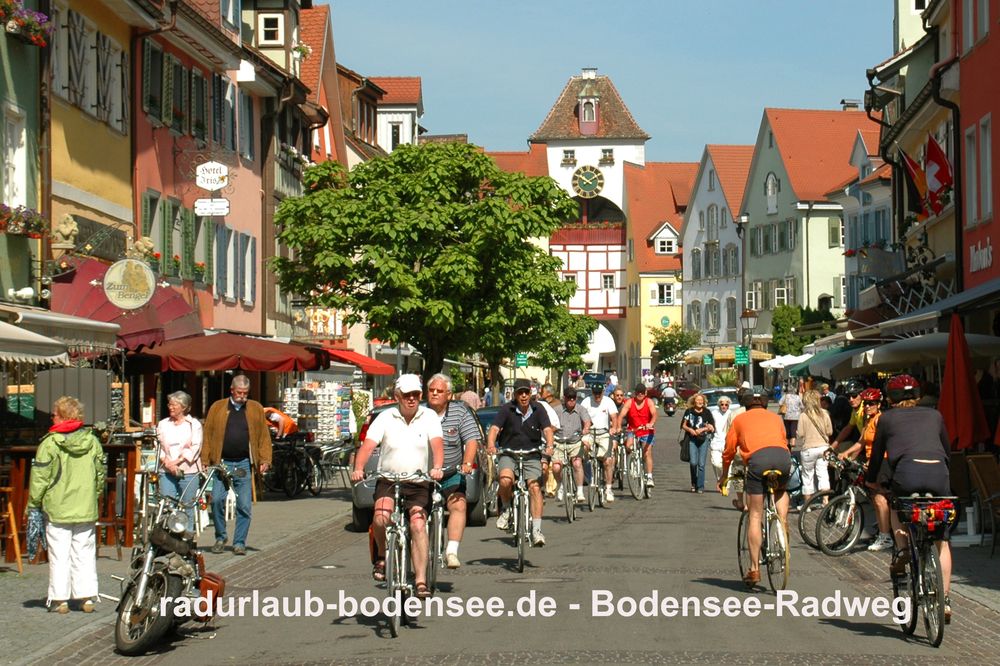 Radurlaub Bodensee - Bodenseeradweg in Meersburg