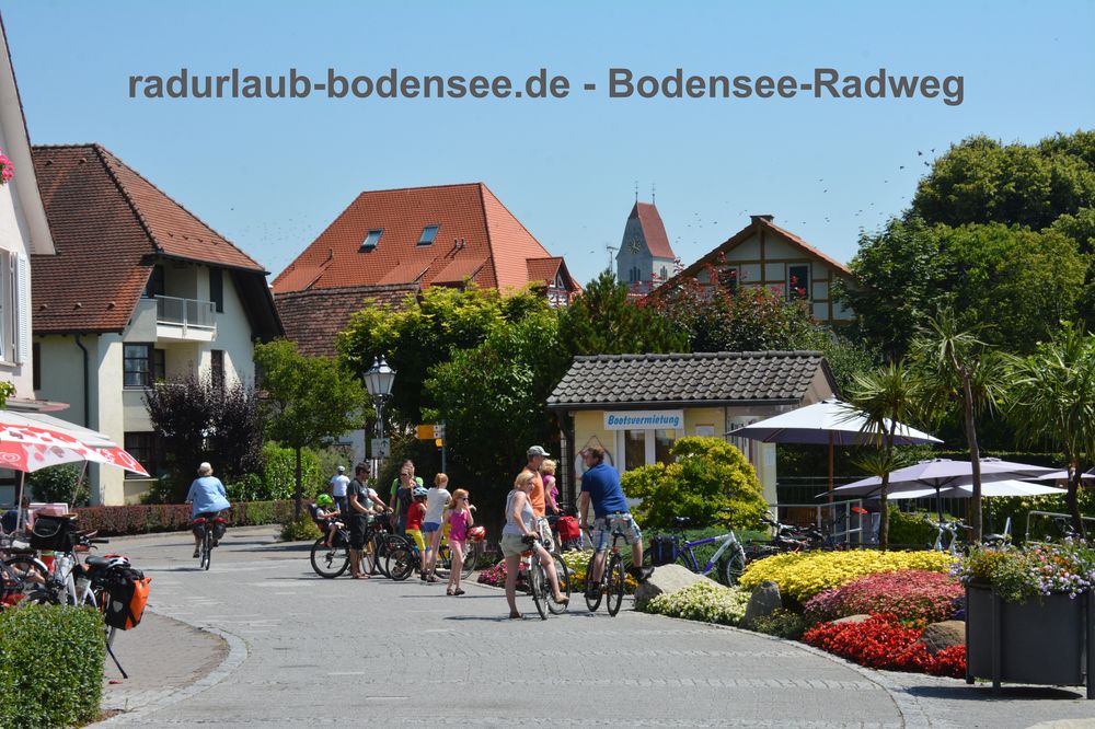 Radurlaub Bodensee - Bodensee-Radweg in Hagnau