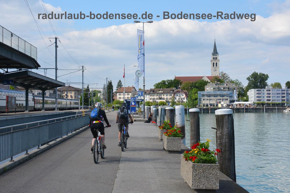 Radurlaub Bodensee - Bodensee-Radweg in Romanshorn