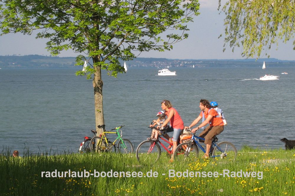 Radurlaub Bodensee - Bodensee-Radweg bei Kreuzlingen