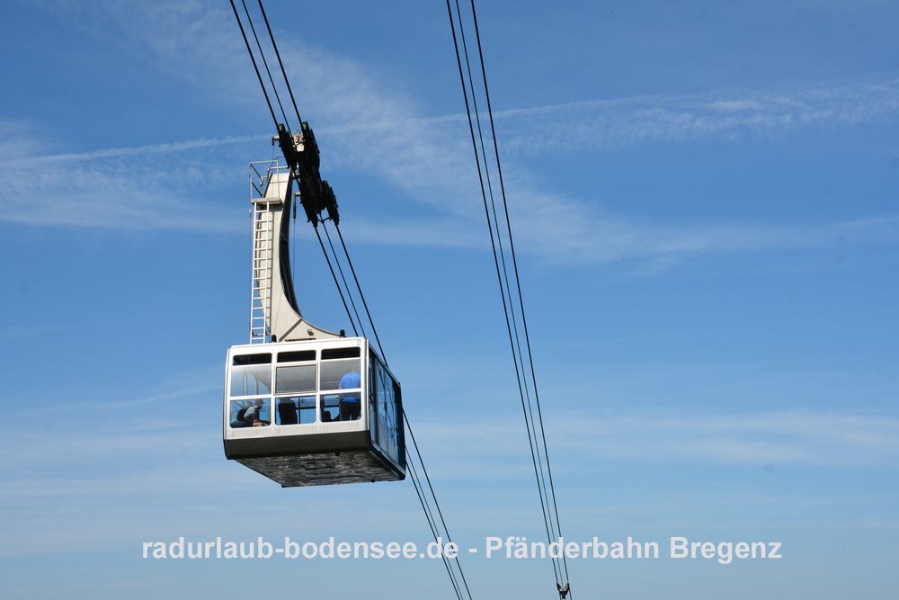 Radurlaub am Bodensee - Bergbahnen am Bodensee - Pfänderbahn Bregenz