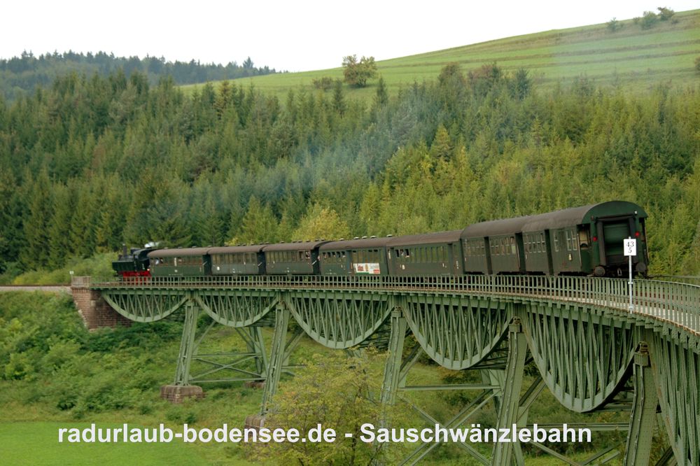 Železnice Sauschwaenzle - Biesenbachviadukt