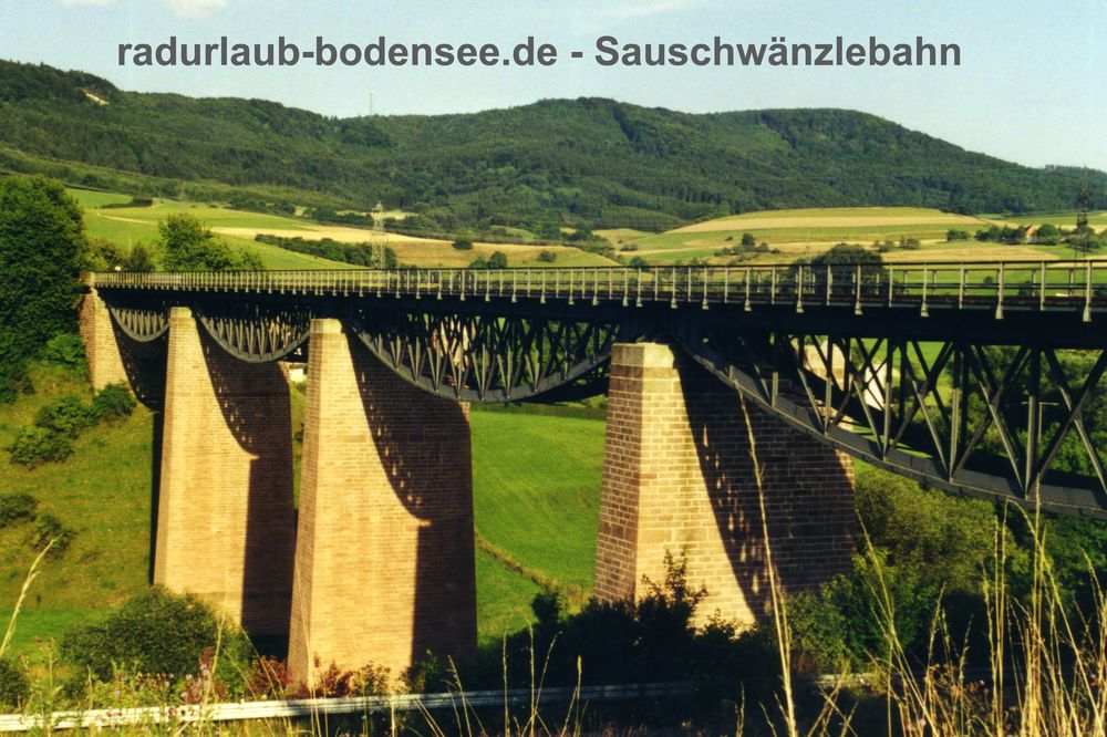 Železnice Sauschwaenzle - Viadukt Fützen