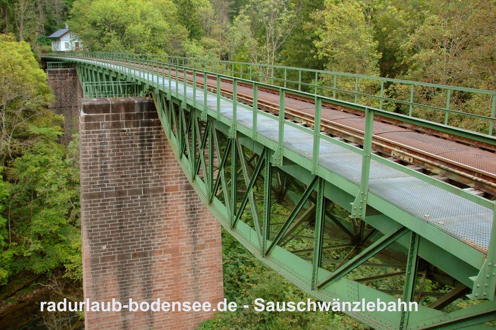 Železnice Sauschwaenzle - Wutachbrücke