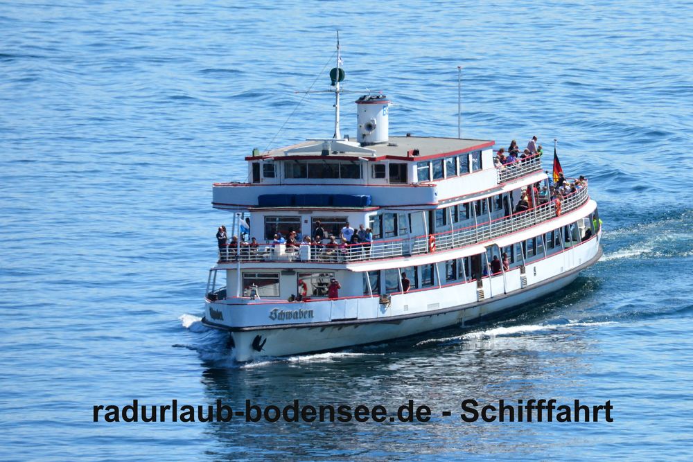 Schifffahrt am Bodensee - MS Schwaben