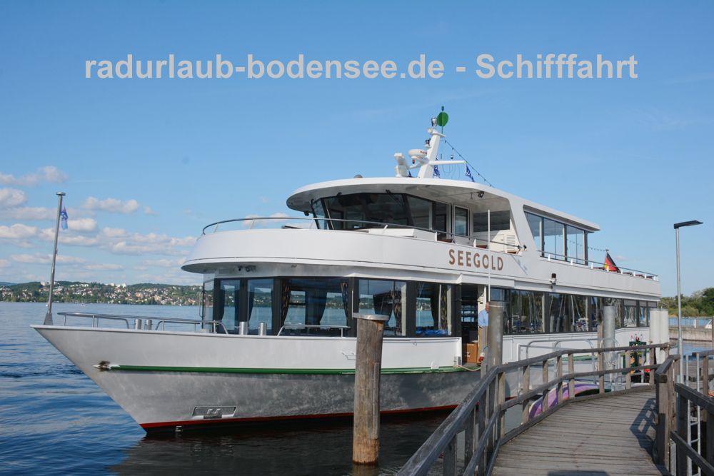 Schifffahrt am Bodensee - MS Seegold
