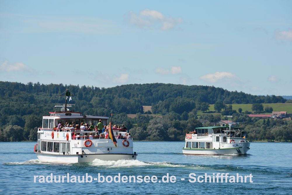 Schifffahrt am Bodensee - MS Uhldingen und MS Milan