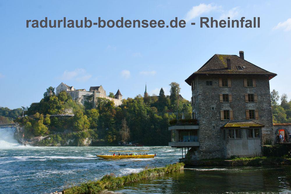 Radurlaub am Bodensee - Rheinfall bei Schaffhausen