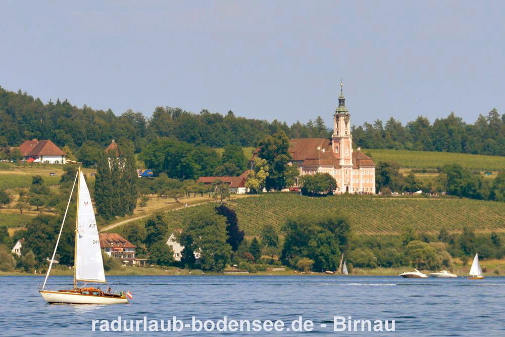 Radurlaub am Bodensee - Die Wallfahrtskirche Birnau