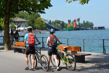 Cyklistická turá na Bodamském jezeře